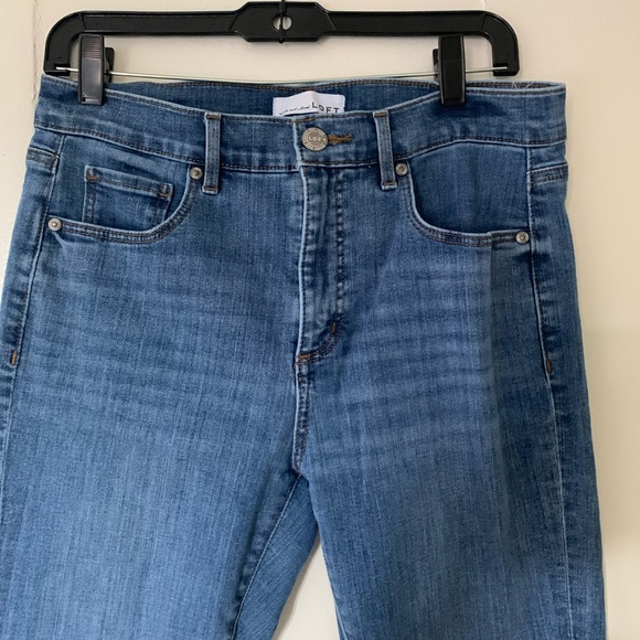 Loft Double Frayed Skinny Ankle Jeans 29 - Picture 5 of 7